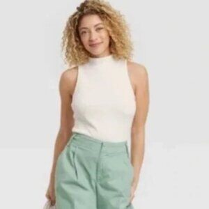 A New Day Mock-Neck Tank